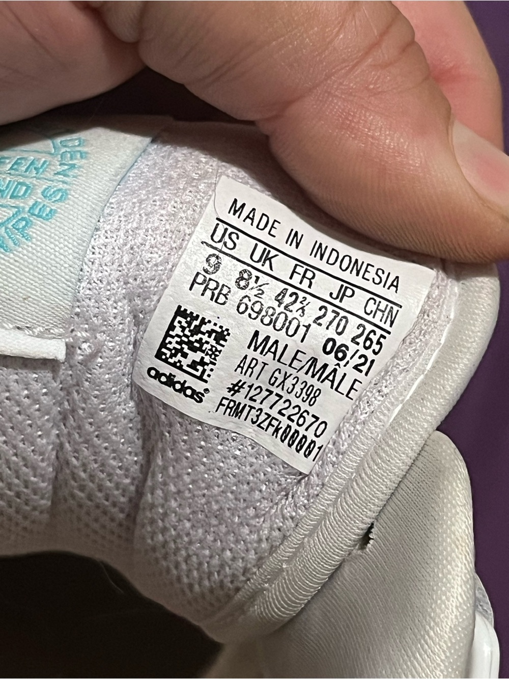 Adidas Forum Low Retro White Iridescent Sneakers - GX3398 - Picture 3 of 7